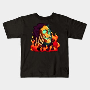 Wizard on Fire Kids T-Shirt